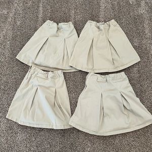 4 pairs khaki skorts, Cat & Jack brand, hardly worn